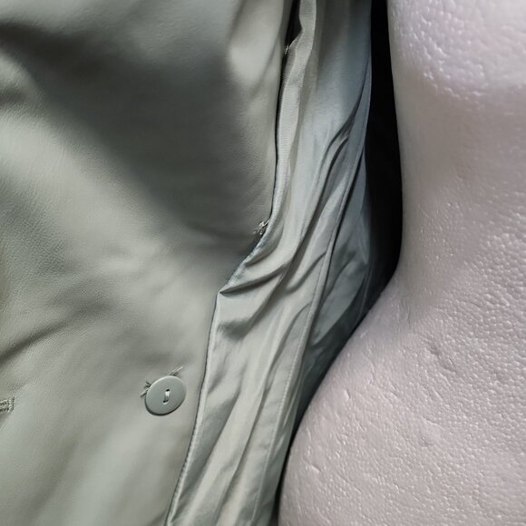 NWT Zara faux leather double breasted  blazer - Picture 5 of 13